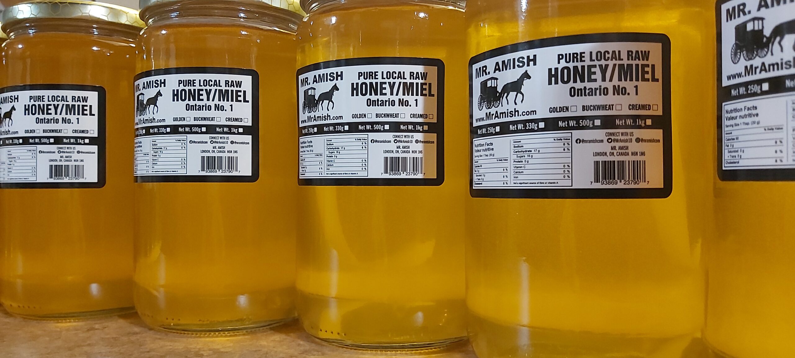 Raw Liquid Honey 1kg Jar